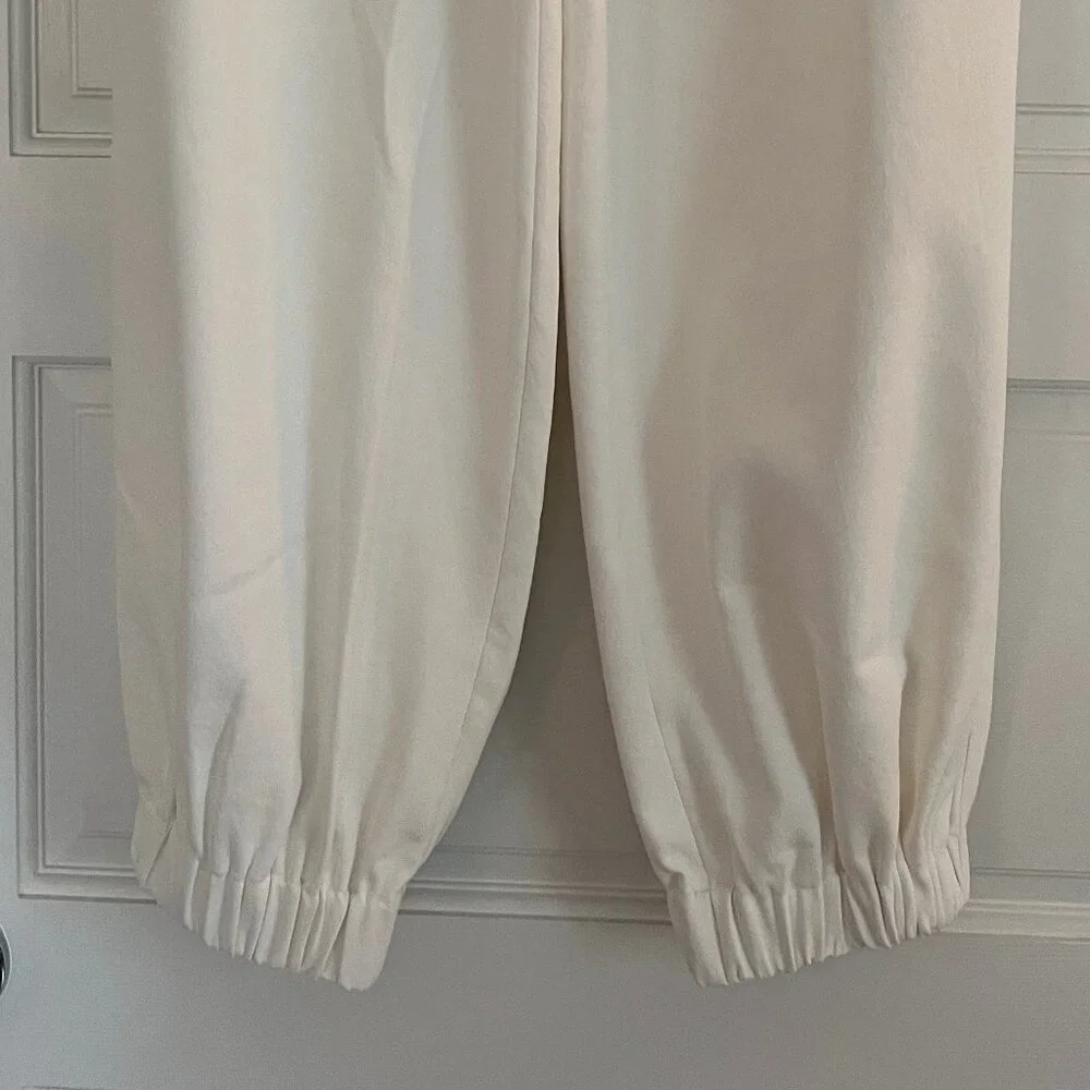 Tibi Chalky Drape Plashet Jogger- Regular- White- SR - Picture 3 of 13